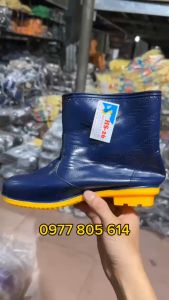 Ủng làm vườn thấp cổ size 36-43 đế vàng cứng ủng hái rau ủng lao động nữ ủng ngắn làm vườn
