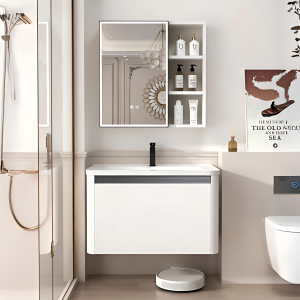 MAKEMINGTUO | Tủ Lavabo Sứ Kết Hợp Thiết Kế Mật Ong Nhôm
