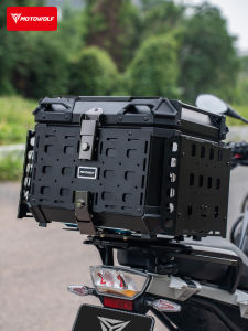 Motowolf | Quick-release Aluminum Waterproof Luggage Box
