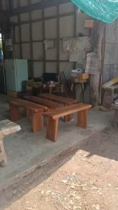 ม้านั่งไม้แผ่นเดียว ม้านั่งสนาม ม้านั่งยาว ม้านั่งไม้ เก้าอี้ไม้ เก้าอี้ยาว ม้านั่งกลางแจ้ง เก้าอี้สนาม Bench Chair Wood