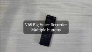 Vandlion V68 Digital Voice Recorder Audio With 512Kbps Recording Dictaphone For Work Lectures Meetings Interviews