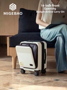 MIGEBAO | Short Trip Easy Access Cabin-Ready Carry-On Luggage 14 Inches