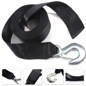 Outdoor Emergency Trolley Rope Boat Trailer Winch Strap Car Towing Rope for Auto Pontoon Fishing Boat - Durable Tie-Down