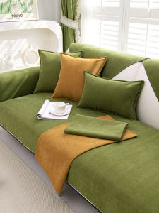 Waterproof Anti-Slip Thickened Sofa Cushion with Humanistic Pattern Four Seasons Universal Protection against Cat Scratches
