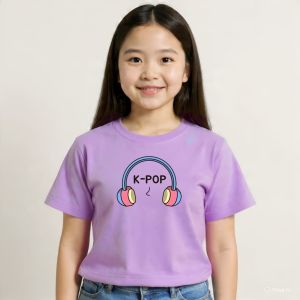 CAUAPPAREL 12.12 Mega Sale Tshirt Crop Kaos Atasan Anak Kasual Model Kekinian Anak Cewek Usia 1 - 10 Tahun Katun Combad 30s Berkualitas