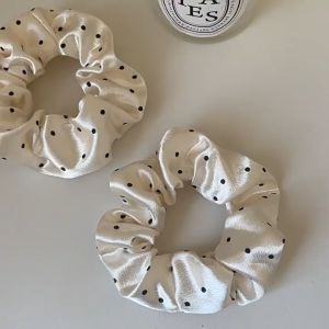 Scrunchie Besar Polkadot Karet Ikat Rambut Aksesoris Wanita Korea Style Fashion