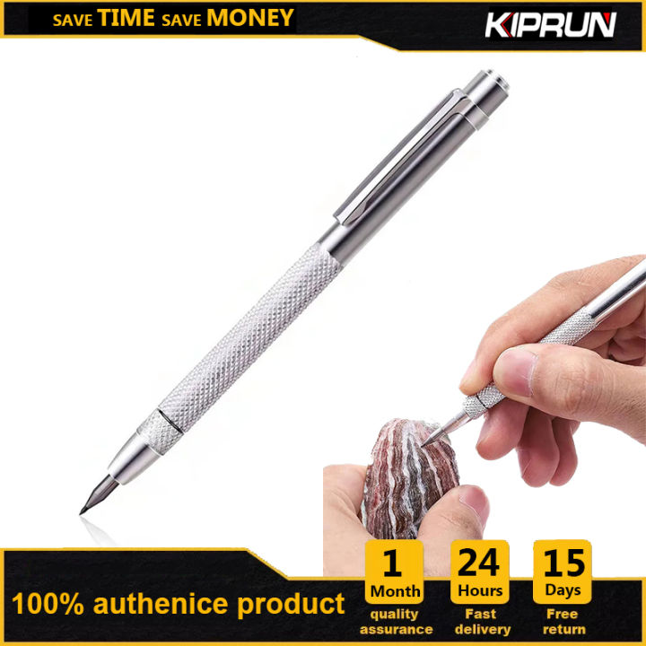 Kiprun kim cương scribing bút đầu cacbua vonfram Carbide Bút khắc cho sứ thủy tinh kim loại đánh dấu dụng cụ cầm tay