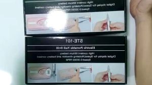 เครื่องเจียรเล็บไฟฟ้าพรีเมี่ยม 35000RPM พร้อมแบตเตอรี่ลิเธียม ชุดเครื่องมือเจียรเล็บคุณภาพสูง