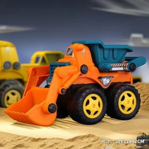 Xe Cẩu Xây Dựng Cỡ Lớn Cho Trẻ Em Xe Đẩy San Lấp Mặt Bằng Xe Múc San Lấp Bãi Biển Đồ Chơi Cho Bé Trai Xe Điện Điều Khiển Từ Xa