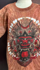 SETELAN KAOS  BARONG ANAK KHAS BALI/SETELAN BAJU BALI ANAK/SETELAN KAOS BARONG