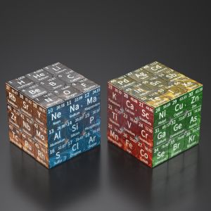 Zcube | Khối Rubik 3x3 Chủ Đề Hóa Học Tiếng Anh