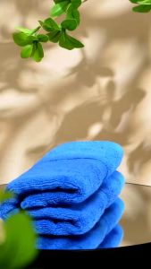 Khăn Mặt Salina 28 x50cm Sợi Tre Dệt Trơn Dày Êm Bảo Vệ Da Mặt SD02