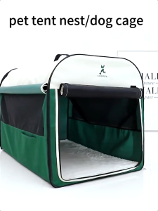 Foldable Pet Tent for Outing Breathable Anti-Mosquito Portable Dog House Cat Delivery Room Easy to Carry