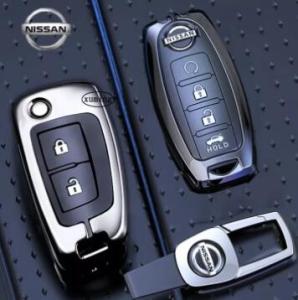 Nissan zinc alloy key case car remote key holder for terra almera sentra frontier