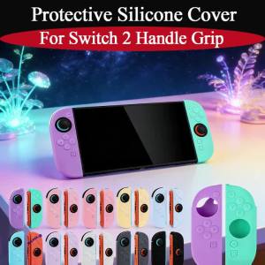 New Non-Slip Protective Case Hand Grip Shell For Switch 2 Replacement Silicone Cover Repair Parts For NS2 Accessories 10Colors