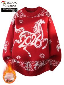 TUCANO | Red Warm Mens Knit Sweater