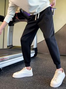 Thickened Fleece Mens Casual Pants Autumn Winter Sporty Harajuku Trousers Cuffed Sweatpants Youth Fashion Breathable NonBrand