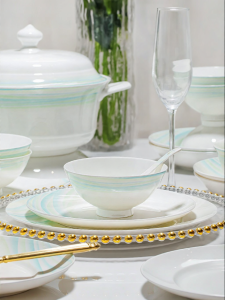 JINGDITAOCI | Attractive Household Ceramic Dinnerware Set