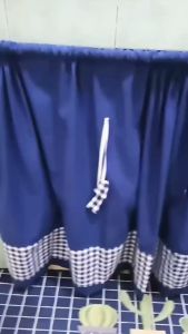 Gorden kolong dapur Tulip vintage  (Free tali + paku / hook tempel 2 pcs)