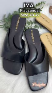 Prettyfeet IMA Plus Size Women Slipper - Sandal Perempuan - Size 41 to 47  (Ready Stock)