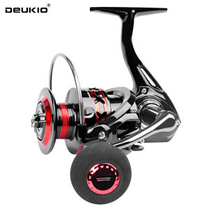 DEUKIO Durable Ball Bearings 12KG Max Drag Spinning Reel Metal Spool Freshwater Saltwater Fishing Reel carrete de pesca
