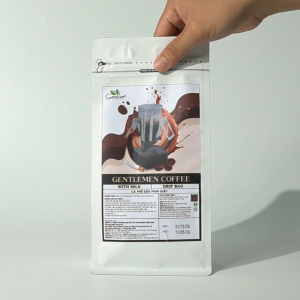 Cà phê phin giấy Goce - Cafe nam có gói sữa - Gentlemen Coffee With Milk - 160g