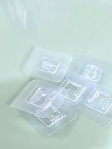 Bộ 2 Miếng dán tường treo đồ chữ U móc gắn tường siêu dính chắc trong suốt đỡ giá kệ ổ cắm điện tranh ảnh đa năng