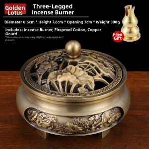 BINYUE | Brass Incense Burner Household