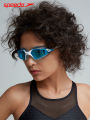 Speedo Anti-Fog Coated Swimming Goggles for Men And Women High Definition Training Swim Goggles Large Frame Waterproof. 