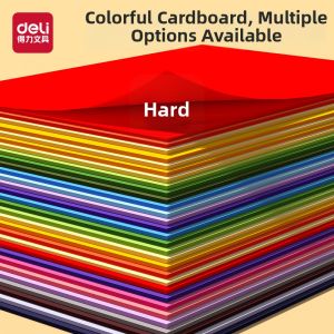deli | Multicolored Thick Craft Paper A3/A4 30 Colors DIY Handcraft and Drawing Paper