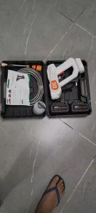 MUSIKO Pressure Washer Cordless Washing Machine Portable High Pressure Car Wash Water Gun 998V 40000kpa 2 Batteries