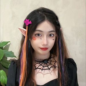 Girl hair accessories childrens hair accessories colorful braids Christmas dress up birthday party