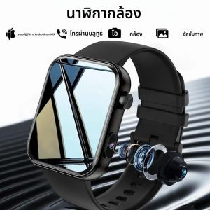 ใหม่สมาร์ทวอท์ชผู้หญิงผู้ชายกล้องถ่ายภาพบันทึกวิดีโอ Heart Rate กีฬาฟิตเนสกันน้ํา Bluetooth Call สําหรับ Android iOS