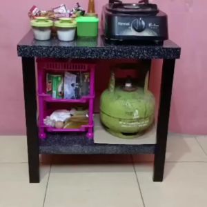 Meja Rak Kompor Gas 1 Tungku Ukuran Besar