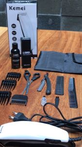 Alat Mesin Cukur Rambut Listrik Kemei KM-6603 Hair Clipper Paket lengkap