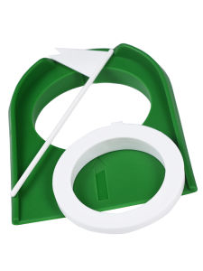 Indoor Golf Putter Mat Golf Putter Cup With Hole Flag Return Training Golf Putter Practice Auxiliary Ball Drop Boat