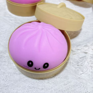Colorful Dumpling Squishes Stress Balls Reusable Low Rebound Decompression Toys Dough Ball Unique Home Decoration Gifts