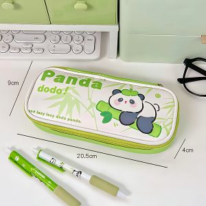 Dodo Panda Durable Large Capacity Pen Box with Smooth Zipper Closure SN266