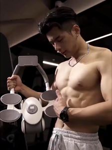 Abdominal Wheel With Timer Safe Silent Multifunctional Muscle Stretch Roller Durable Abdominal Exercise Roller Training Tools Abdominal Wheel Elbow Support Rebound Roller Multi-Functional Training Exerciser Fitness Equipment 健腹輪