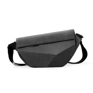 Mark Ryden | MARK RYDEN Men Crossbody Sling Bag Diamond Facet Design Oxford Fabric Waist Bag With YKK Zipper