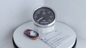 KUS 85mm Tachometer REV Counter With Hourmeter 3000RPM 4000RPM 6000RPM 8000RPM Digital Gauge 12V 24V With Backlight for Car
