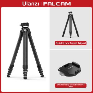 Ulanzi | Quick Lock Carbon Fiber Travel Tripod for Photography Camera Support with F38 Pro Inverted Release for Stable All-Terrain Use