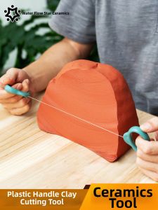 Clay Cutting Wire Pottery Tool Plastic Handle Steel Cable