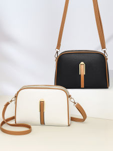 กระเป๋าสะพายข้างหนัง PU น้ำหนักเบา ทรงสี่เหลี่ยมเล็ก สำหรับผู้หญิง กระเป๋าสะพายไหล่ข้างเดียวแบบลำลอง ฤดูร้อน 2024