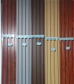WPC Fluted wall panels customized 50cm x 16.8cm x 2.3cm / 19.7in x 6.6in x 0.9 in. 