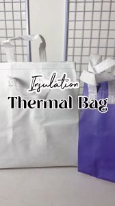Insulation Thermal Bag Cooler Bag  |Tas Cooler Bag Aluminium Foil Thermal | Goodie Bag Frozen Bag | Tas Pendingin Penghangat Makanan