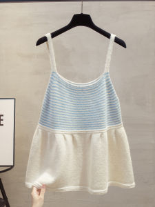 JIANDIYA | Striped Knitted Tank Top Loose Autumn 2025
