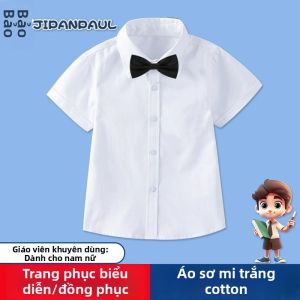 JIFANPAUL | Childrens Performance Shirt Cotton Short Sleeve