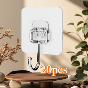 Increased Hook with Strong Adhesion on The Wall No Need To Drill Holes in The Kitchen Adhesive Hooks Load-bearing Wall Hooks