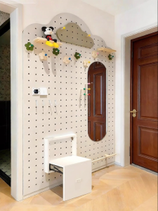 BEIQIVI | Custom Entryway Wall-Mounted Mirror Hole Board